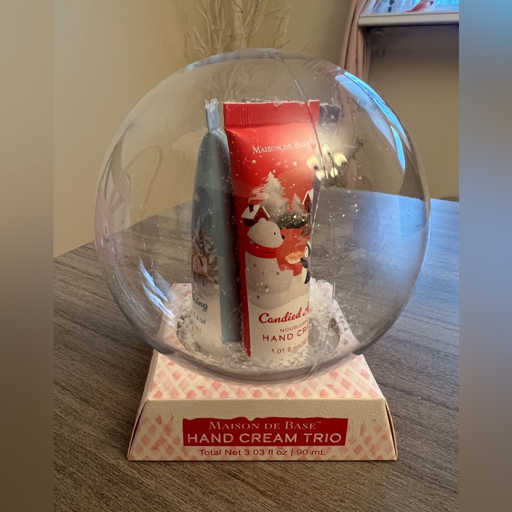 Holiday Snow Globe Hand Cream Trio Set